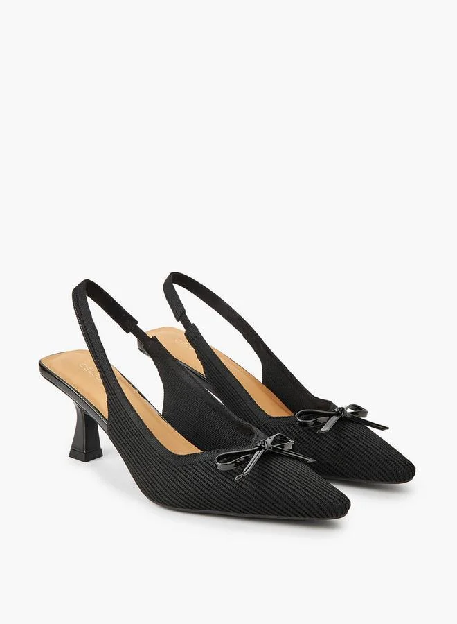 سيليست Women Slingback Flared Heel Shoes