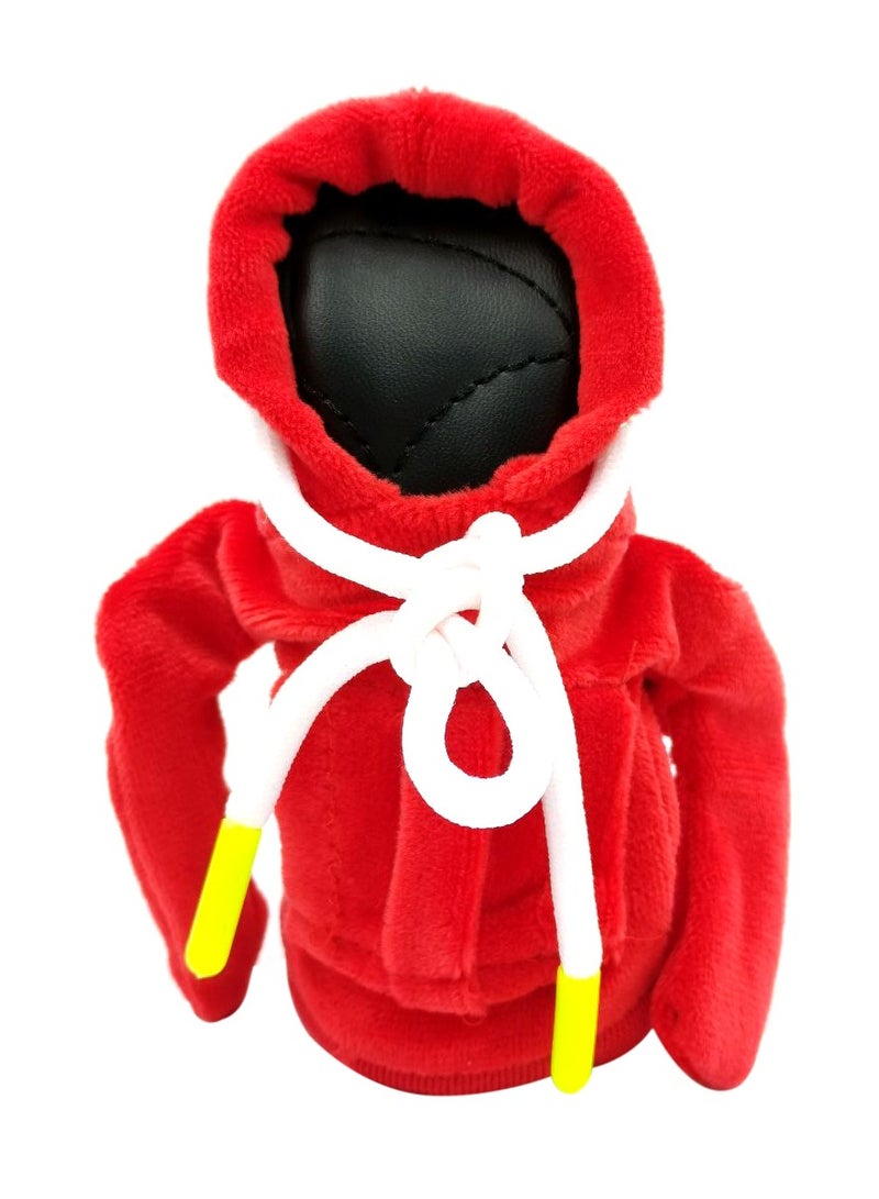 Generic Car Gear Sweatshirt Gear Knob , Sweater Hoodie for Gear Universal Fit Gearshift Protector  15cm X 6cm X 4.4cm Red - Image 2