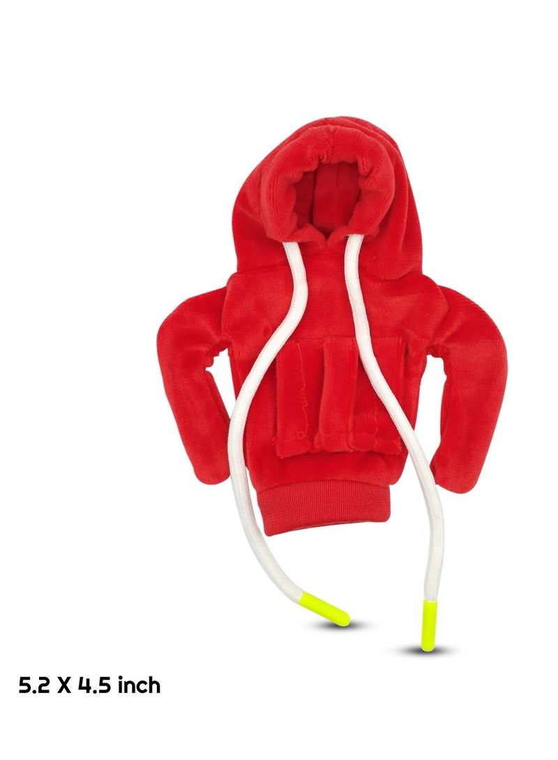 Generic Car Gear Sweatshirt Gear Knob , Sweater Hoodie for Gear Universal Fit Gearshift Protector  15cm X 6cm X 4.4cm Red - Image 3