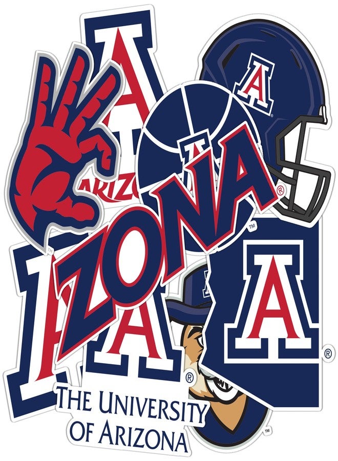 Desert Cactus University of Arizona Sticker Wildcats UA Sticker Vinyl Decals Laptop Water Bottle Car Sheet T2 (Type 2-3) - Image 2