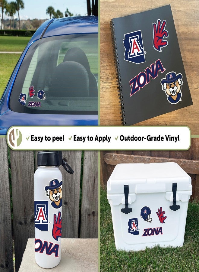 Desert Cactus University of Arizona Sticker Wildcats UA Sticker Vinyl Decals Laptop Water Bottle Car Sheet T2 (Type 2-3) - Image 3