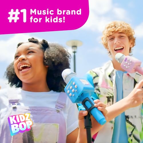 Move2Play, Kidz Bop Karaoke Microphone | The Hit Music Brand for Kids | Toy for Girls & Boys Ages 2, 3, 4, 5, 6, 7, 8+ Years Old | Gift & Birthday Present - Image 2