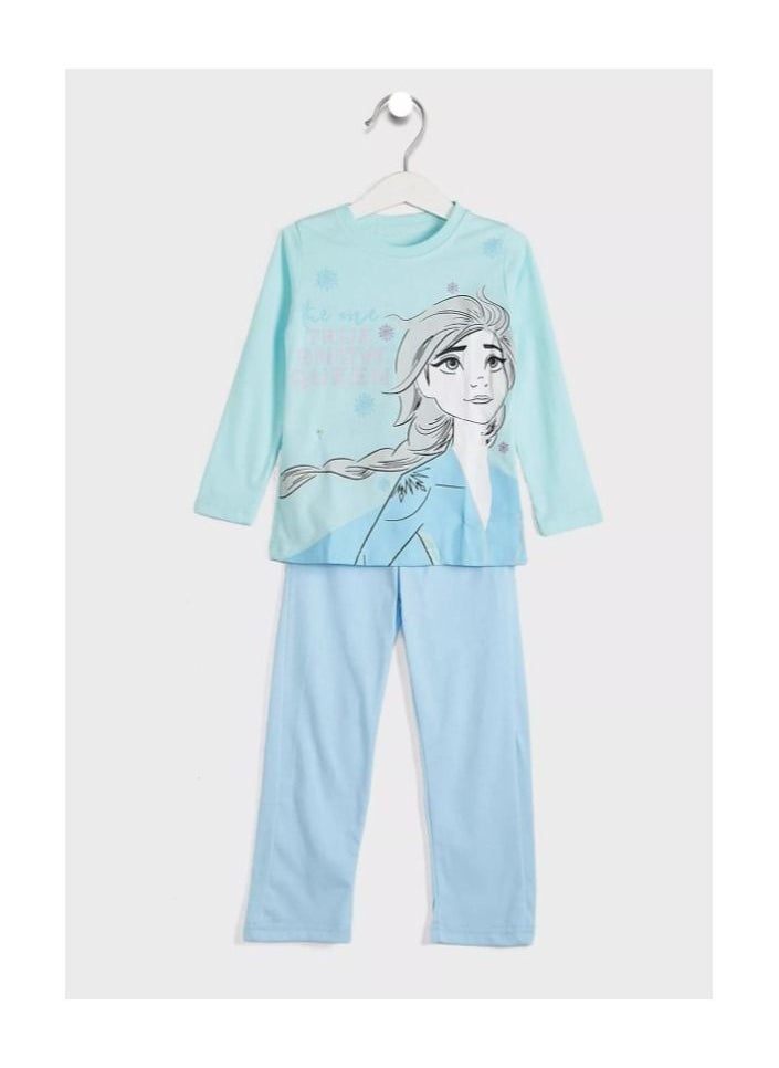 UrbanHaul - Sleep Story by UrbanHaul - Disney Frozen Pajama Set for Little Girls - Image 1