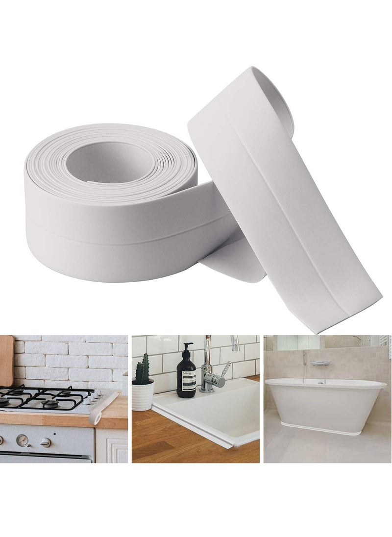 GUDOO Caulk Tape Sealant Strip,PVC Self Adhesive Tub and Wall Sealing Tape Caulk Sealer,Caulk Strip,sealant Tape,Shower Tile Sealer Adhesive sealant  - Image 1