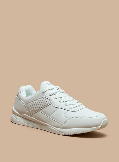 LBL by Shoexpress Solid Low Ankle Lace-Up Sneakers