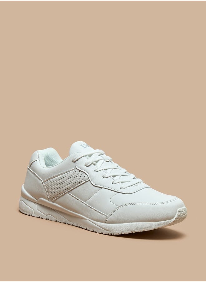 LBL by Shoexpress Solid Low Ankle Lace-Up Sneakers  - Image 1