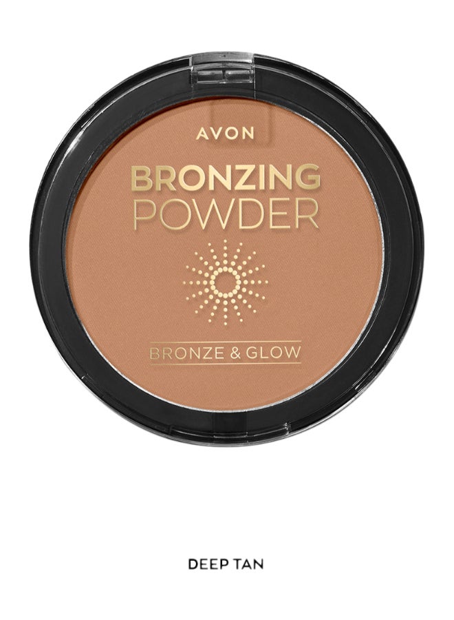 AVON Bronze And Glow Bronzing Powder - Deep Tan - Image 1
