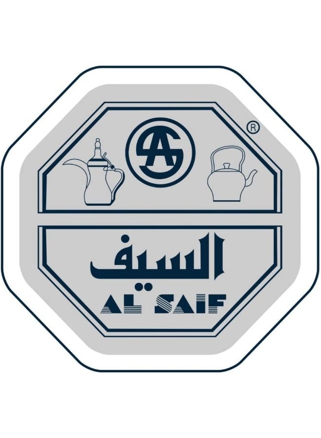 Alsaif فلاسك فراغي للقهوة والشاي alyamama سعة 0.35 لتر كروم - Image 2