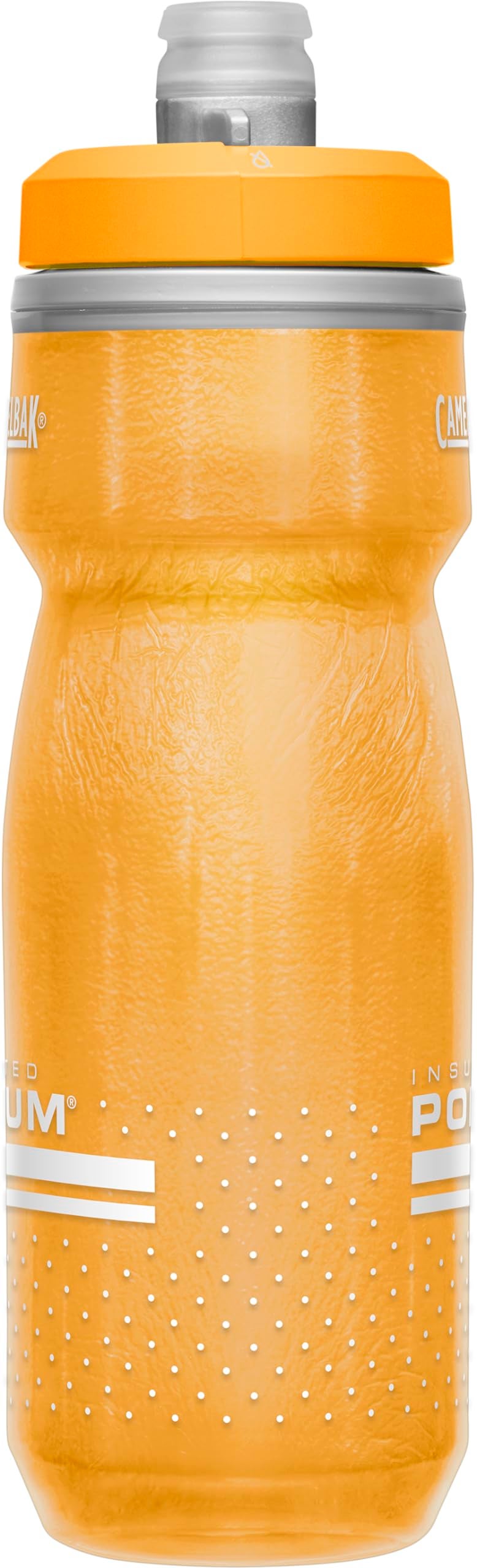 CAMELBAK زجاجة ماء دراجة كاملباك بوديوم تشيل المعزولة - زجاجة سهلة الضغط - تناسب معظم حوامل الدراجات - 21 أونصة برتقالية - Image 5