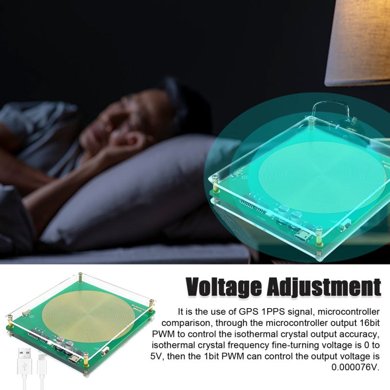 Schumann Waves Generator: 7.83Hz Green Portable Size - Plug-In Operation No Sound Or Device Connection for Spatial Environment, Stress Relief, Insomnia Improvement - Image 2