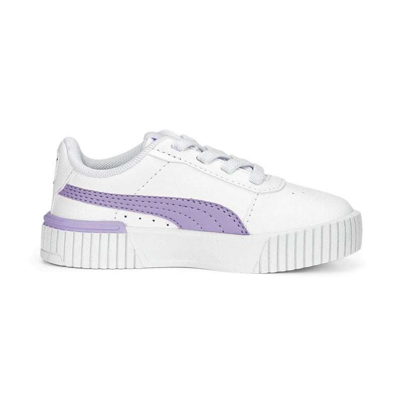 PUMA Carina 2.0 AC Baby Girl White Sneakers - Image 5