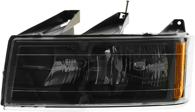 TRQ Driver & Passenger Side Headlight Assembly Set for 2004-2012 Canyon Colorado & Isuzu Models - Image 3