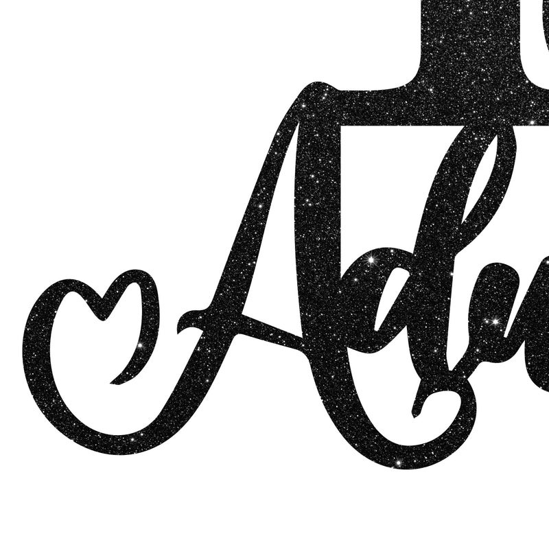 Oarkive 18th Birthday Cake Topper Black Glitter Happy 18th Birthday Cake Topper 18 Cake Topper and Adultish for 18 Birthday Decorations 18th Birthday Decor 18th Birthday Decorations for Girls Boys - Image 2