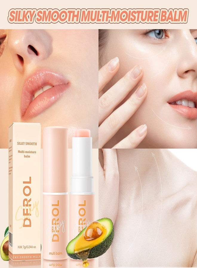 LOKFAR 2PCS Wrinkle Repair Moisturizing Multi Balm Stick, Anti-wrinkle Face Balm Eye Balm Body Hydrating Face Moisturizer, Wrinkle Balm Stick Face Skin Collagen Moisturizer for Dry Skin (7g/0.246 oz - Image 3