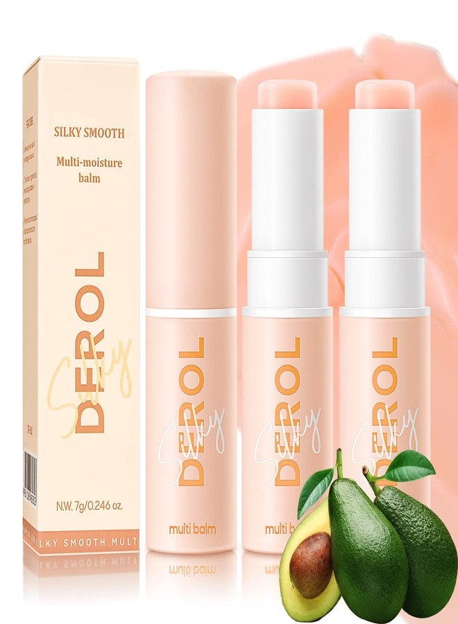 LOKFAR 2PCS Wrinkle Repair Moisturizing Multi Balm Stick, Anti-wrinkle Face Balm Eye Balm Body Hydrating Face Moisturizer, Wrinkle Balm Stick Face Skin Collagen Moisturizer for Dry Skin (7g/0.246 oz - Image 1