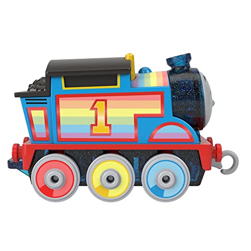 THOMAS & FRIENDS قطار اللعب القابل للدفع قوس قزح من توماس وأصدقائه من فيشر-برايس للأطفال من عمر 3 سنوات وما فوق - Image 4