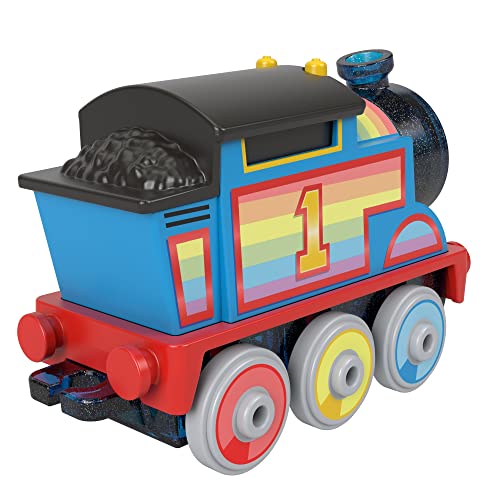 THOMAS & FRIENDS قطار اللعب القابل للدفع قوس قزح من توماس وأصدقائه من فيشر-برايس للأطفال من عمر 3 سنوات وما فوق - Image 3