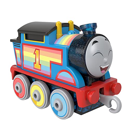 THOMAS & FRIENDS قطار اللعب القابل للدفع قوس قزح من توماس وأصدقائه من فيشر-برايس للأطفال من عمر 3 سنوات وما فوق - Image 1