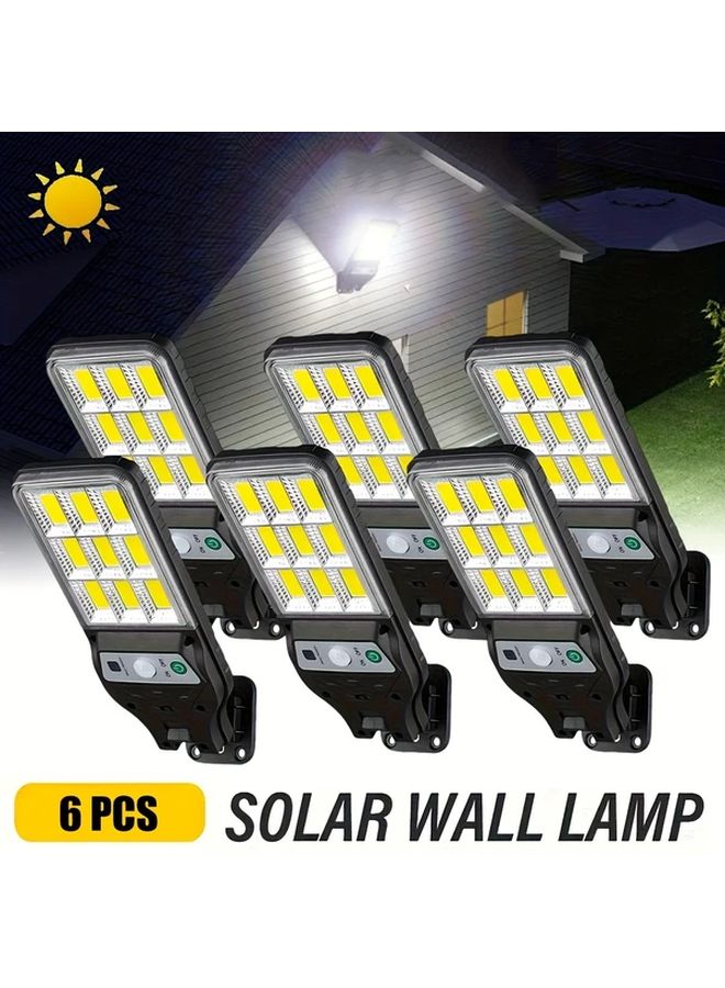 6pcs Solar Wall Lamp Outdoor Motion Sensor LED COB Floodlight For Yard Patio - Image 2