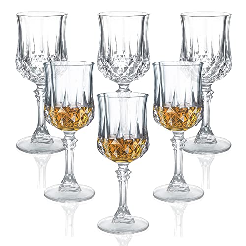 Soopiiso Cordial Glasses,1.7oz/50ml,Shot Glasses Set of 6,shot glasses with stem/tequila shot glasses/Sherry glasses - Image 1