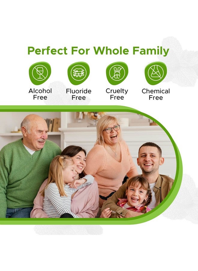 Dale Audrey Natural Saltwater Mouth Rinse | Himalayan Pink Salt Water Oral Rinse | Organic Refreshing Mint Flavor Fluoride Free For Fresh Breath | Mouthwash For Bad Breath Treatment | 3 Pack 16 Oz - Image 3