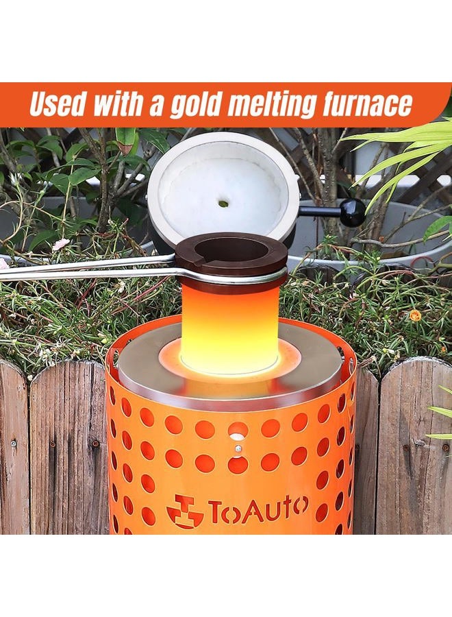 TOAUTO 5KG Graphite Crucible, High Purity Metal Melting Casting Ingot Mould for Gold Silver Copper Brass Aluminum Jewelry Tools - Image 3