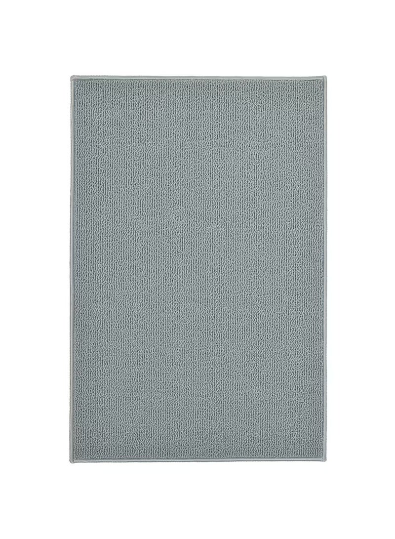 Selecto Hub Bath Mat Quick-Drying, 100% Polyester and Latex Backing Grey, 40 x 60 cm - Image 1