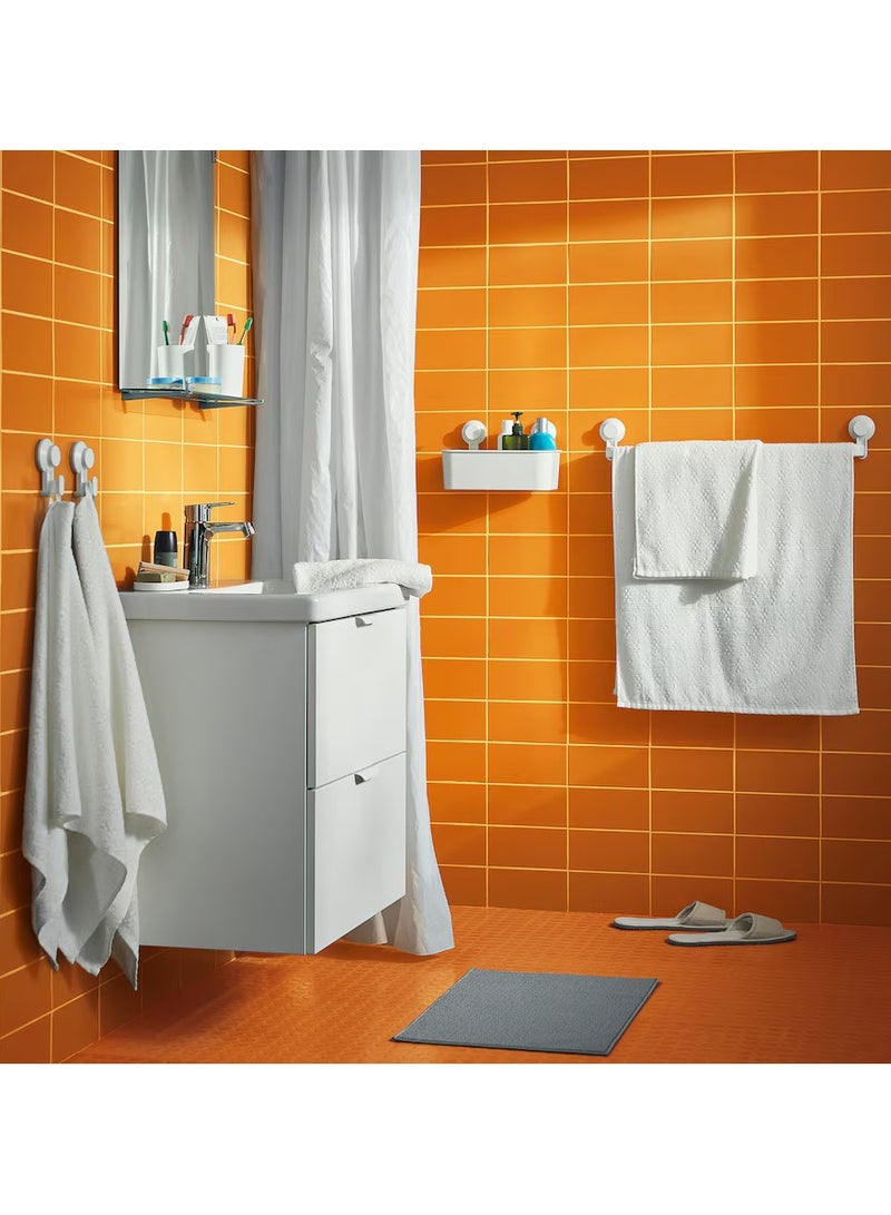 Selecto Hub Bath Mat Quick-Drying, 100% Polyester and Latex Backing Grey, 40 x 60 cm - Image 5