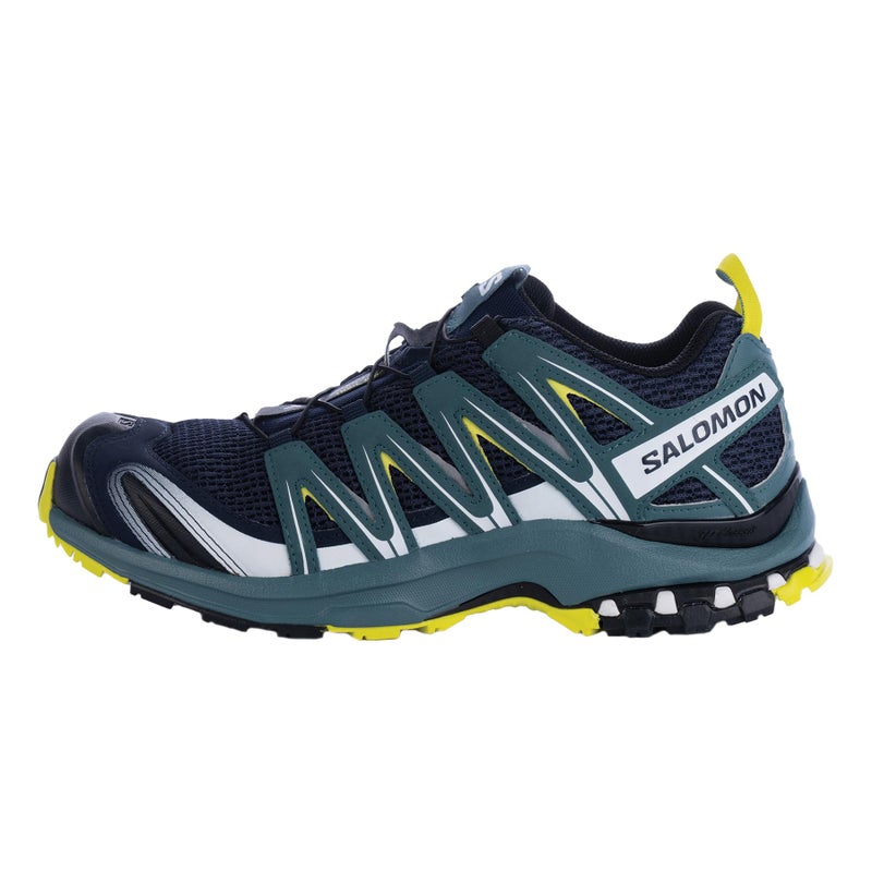 Salomon Mens XA PRO 3D Trail Running Shoes Navy BlazerHydroEvening Primrose 75 - Image 2