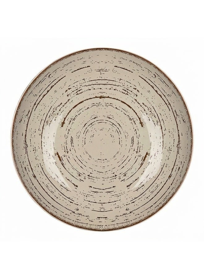 Ariane Premium Fine Porcelain Coupe Plate 17cm Tornado Sand Dollar - Image 1