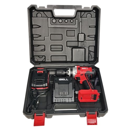 IBELL TOOLS iBELL One Power Series Cordless Impact Drill CD20-30 | 20V Brushed Motor | 30Nm Torque | 2-Speed Gearbox | 10mm Automatic Chuck | 1450 RPM | Includes 2.0Ah Battery, Charger & BMC Box - Image 5