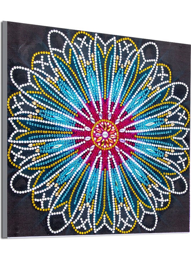 NIBEMINENT DIY 5D Diamond Painting Flower Pattern Special-shaped Embroidery Home Decor Multicolour 32.00*2.00*8.00cm - Image 1