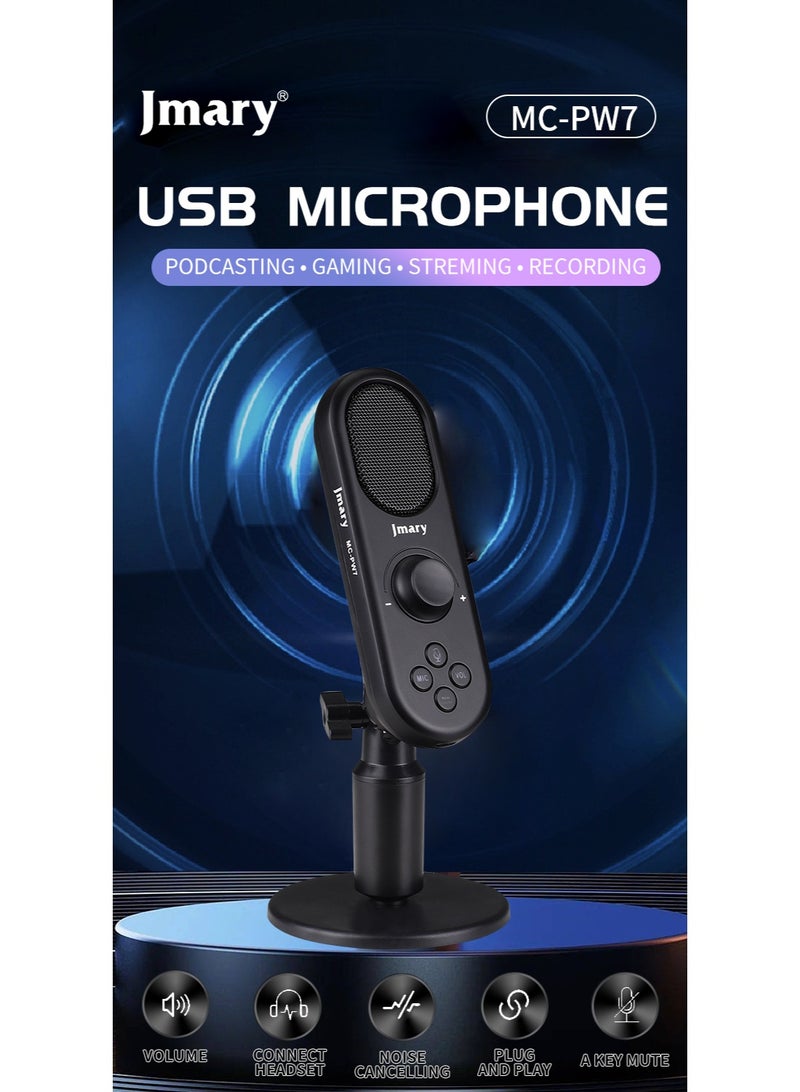 Jmary JMARY MC-PW7 USB Desktop Cardioid Noise Reduction Microphone - Image 2