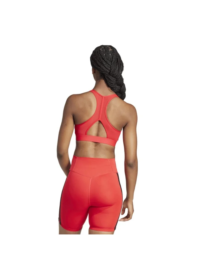 اديداس adidas PWRCT MS 3S BRA Red Training BRA for Women - 2XSB
