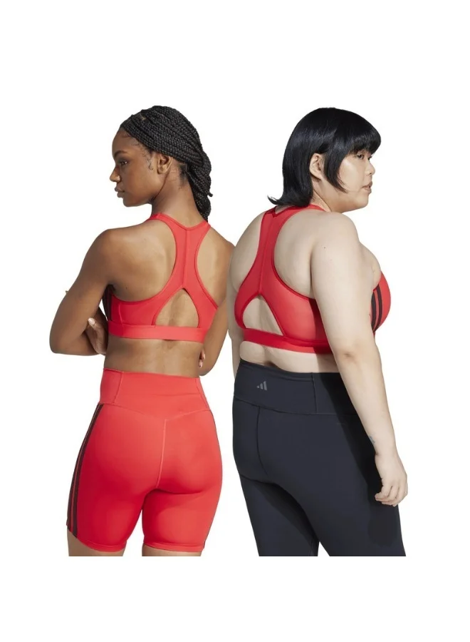 adidas Originals powerreact train medium support 3-stripes women bra