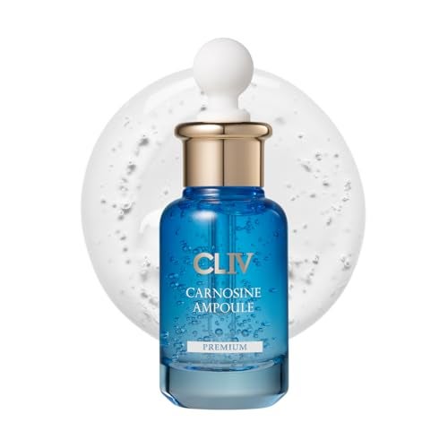 CLIV Carnosine Ampoule Korean Skincare Hydrating Smoothing Face Serum with Carnosine Retinol Peptides Moisture Layering for Skin Balance balloon serum 101 fl oz - Image 1