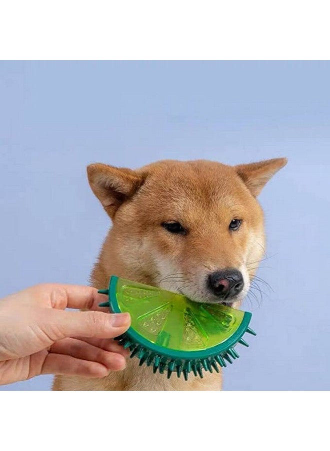 ألعاب مطاطية طبيعية ناعمة غير سامة للحيوانات الأليفة لتنظيف الأسنان أثناء التسنين للكلاب والجراء - متعددة الألوان - Image 1