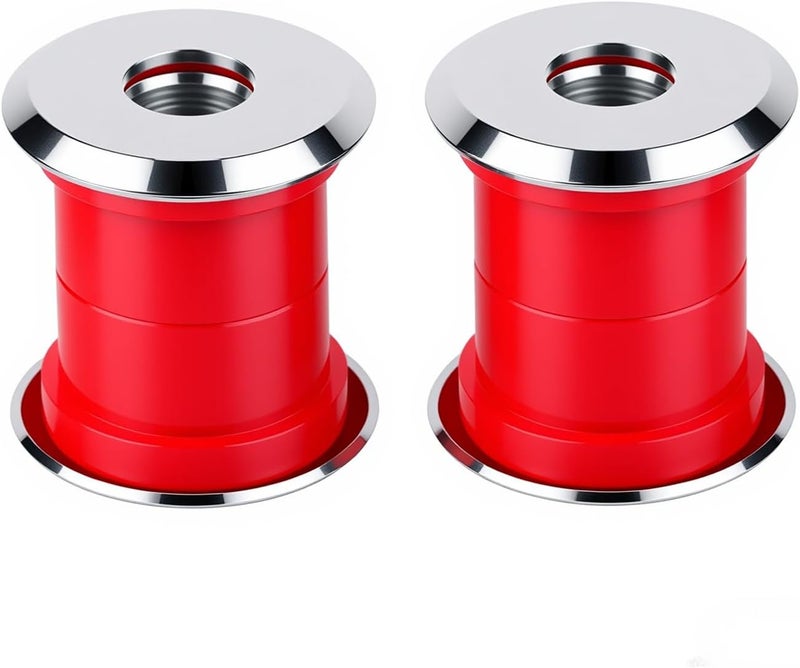 TCMI Polyurethane Handlebar Bushings Fits For Harley Davidson Big Twin Models 1973-2018 Sportster 1973-2003 (Part Number: 56157-85T) RED - Image 1