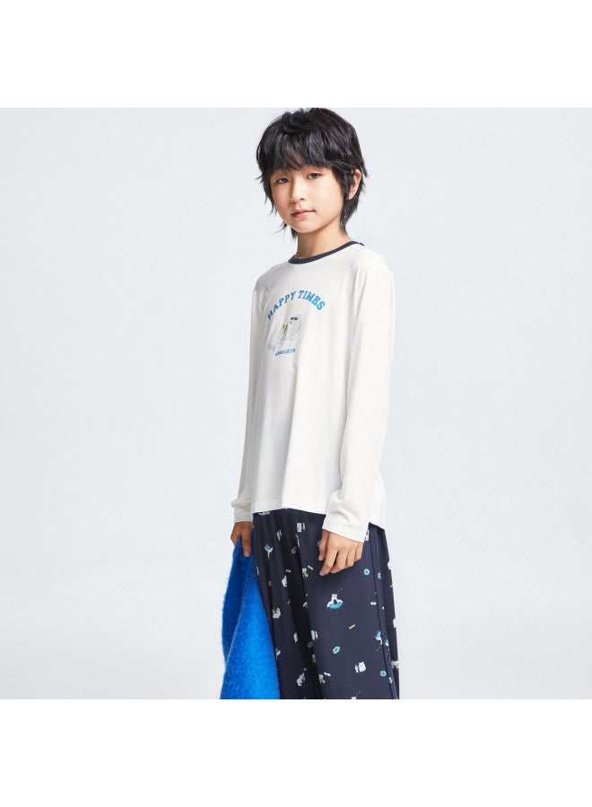 Annil Boys' Long-sleeve Loungewear Set 2025 Spring New Modal Comfortable Sleepwear Two-piece Set - Image 5