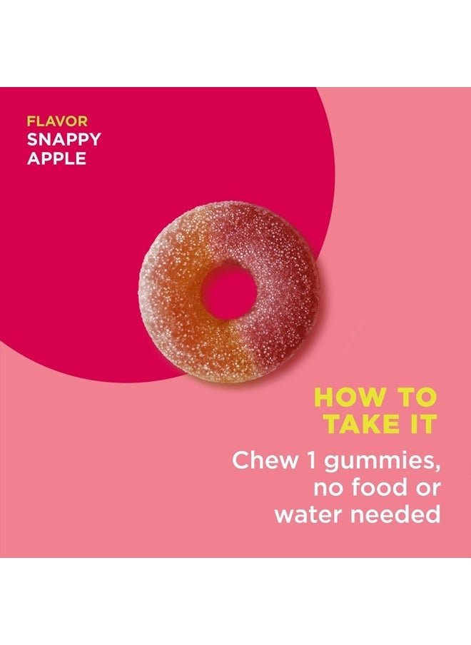 OLLY - Metabolism Gummy Rings, Apple Cider Vinegar, Vitamin B12, Chromium, Energy and Digestive Health, Chewable Supplement, Apple Flavor, Twin Pack - 60 Count - Image 1