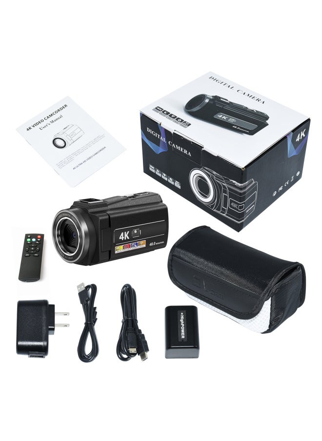 Generic 4k High Definition Digital Camera Handheld Shooting Electronic Anti-shake Digital Camera Outdoor Sports Dv-Body Color:NP-FV5 Plus Standard Battery 2000 MA  - Image 5