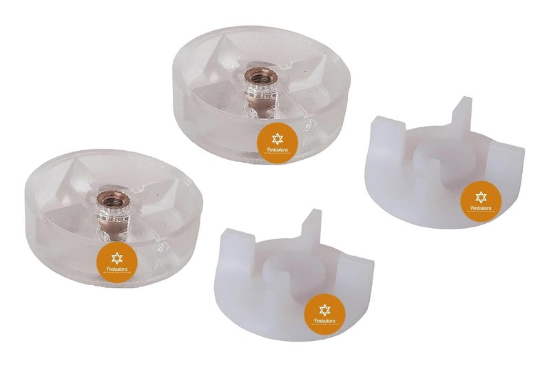 PENTASTARACoupler Gear Suitable for MAGIC BULLETWONDERCHEFPRESTIGE Blenders 2 Units Motor Coupler 2 Units Jar CouplerMaterialPlastic - Image 1