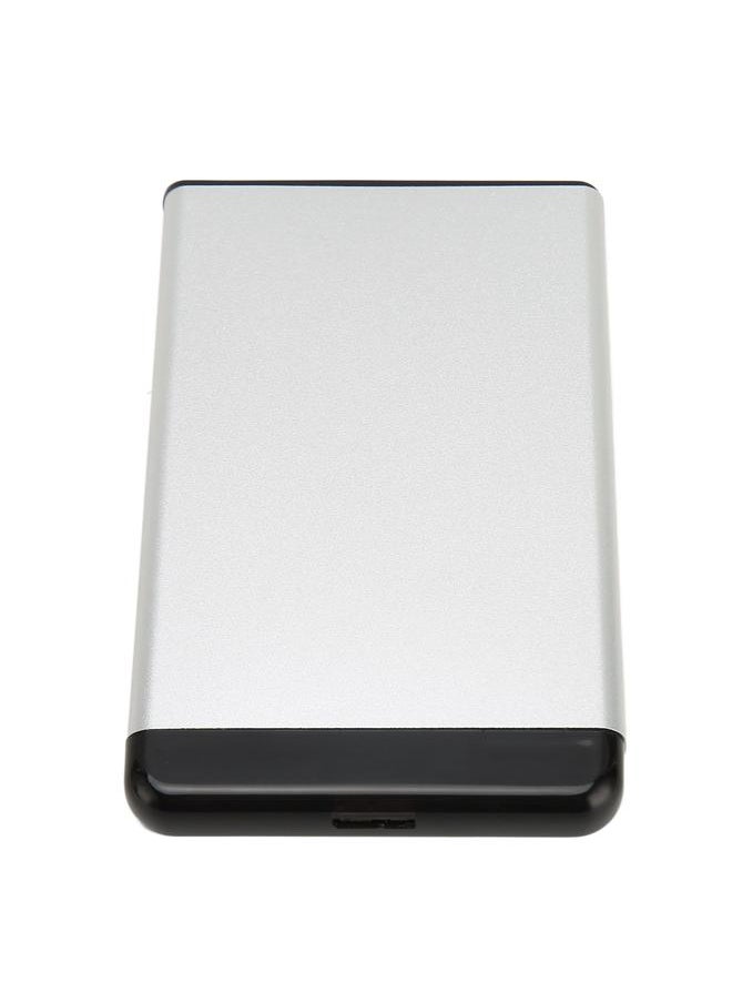 Thoraya - USB3.0 ultra-thin external mobile hard disk high-speed read and write 2.5-inch portable metal mobile external hard disk silver 750GB - Image 1