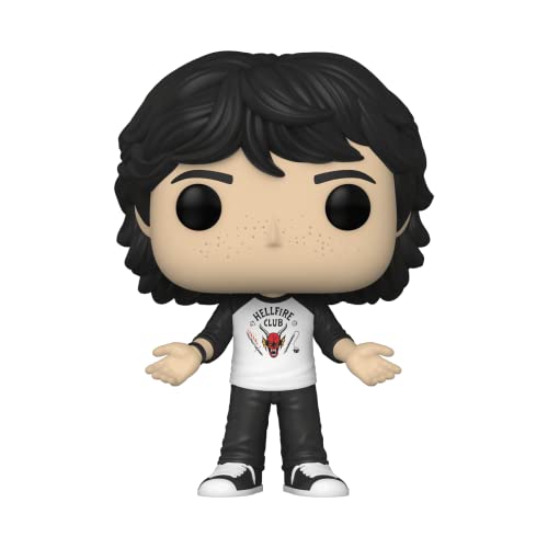 POP [Stranger Things - Mike Wheeler [Season 4] Funko Vinyl Figure (Bundled with Compatible Box Protector Case), Multicolor, 3.75 inches - Image 1