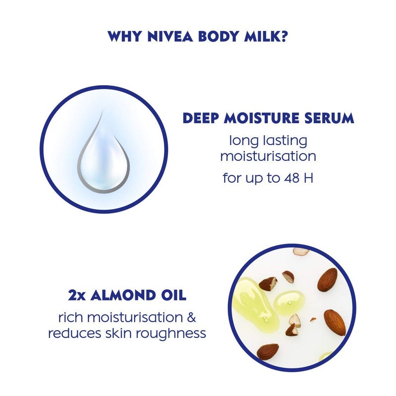 Nivea Moisturizing Lotion Body Milk 400ml And Nivea Moisturization Lotion Body Milk 120ml - Image 2