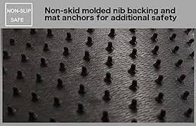 Autokaar Car Heavy Duty Long Life PVC Grass Mat for Toyota Innova Hycross Beige Brown, Set of 5 - Image 5