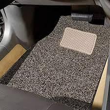 Autokaar Car Heavy Duty Long Life PVC Grass Mat for Toyota Innova Hycross Beige Brown, Set of 5 - Image 2