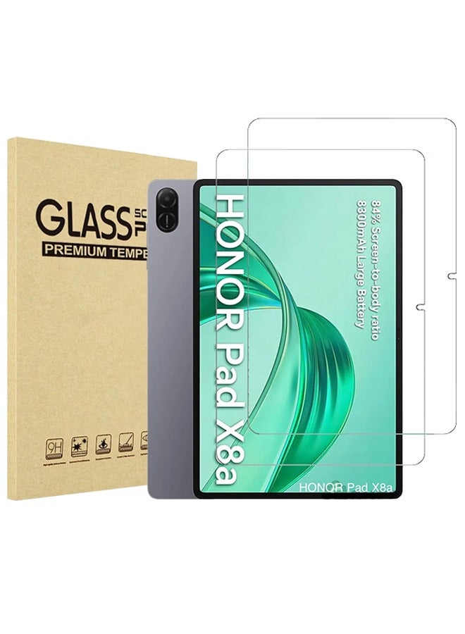 واقي شاشة من قطعتين لجهاز Honor Pad X8a مقاس 11 بوصة 2024 - غشاء زجاجي مقوى، مضاد للخدش، حساس، مقاوم للسقوط لجهاز Honor Pad X8a اللوحي - Image 1