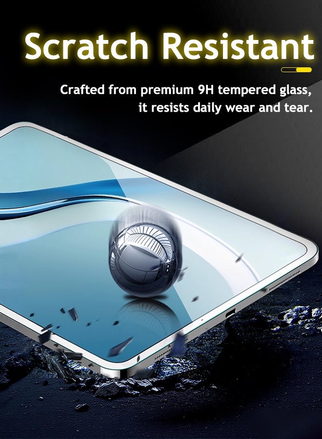 واقي شاشة من قطعتين لجهاز Honor Pad X8a مقاس 11 بوصة 2024 - غشاء زجاجي مقوى، مضاد للخدش، حساس، مقاوم للسقوط لجهاز Honor Pad X8a اللوحي - Image 5