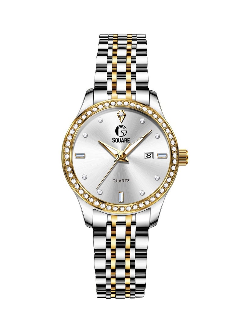 Gsquare Women’s Analog Quartz Two tone Stainless Steel Watch – Model 3625 - Image 1